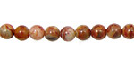 Crazy Lace Agate (red) Round 6mm