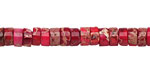 Ruby Impression Jasper Heishi 6mm