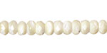 Mother of Pearl Faceted Rondelle 8mm