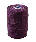 C-Lon Purple Fine Weight (.4mm) Bead Cord