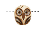 Kylie Parry Ceramic Snowy Hoot 18x22mm