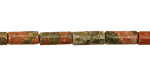 Unakite Tube 10x4mm