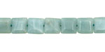 Amazonite Puff Square 8mm