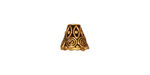 TierraCast Antique Gold (plated) Spiral Cone 8x9mm