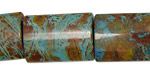 Blue Calsilica Jasper Thin Pillow 25x18mm