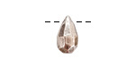 Nunn Design Antique Silver (plated) Faceted Drop 8x14mm