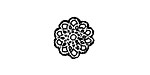 Doily Mini Rubber Stamp 15mm