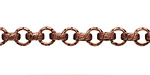 Antique Copper (plated) Vintage Pattern Rollo Chain