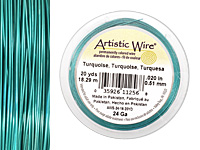Artistic Wire Turquoise 24 gauge, 20 yards
