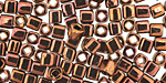 TOHO Higher Metallic Amethyst Cube 4mm Seed Bead