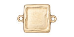 TierraCast Gold (plated) Simple Square Link Frame 26x19mm