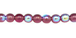 Czech Glass Amethyst AB Round 6mm