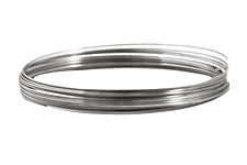 Remembrance Stainless Steel Memory Wire Large Bright Bracelet .25 oz.