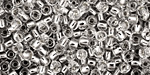 TOHO Crystal (with Silver Lining) Round 6/0 Seed Bead