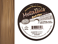 Soft Flex Antique Brass .019" (Medium) 49 Strand Wire 30ft.