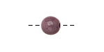 Tagua Nut Violet Round 9mm