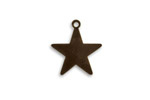 Vintaj Natural Brass Tiny Star Altered Blank 17x18mm