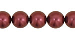 Raspberry Shell Pearl Round 12mm