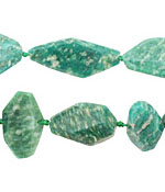 Russian Amazonite Faceted Nugget 8-28x11-32mm