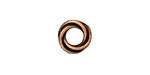 TierraCast Antique Copper (plated) Twisted Spacer 2x12mm