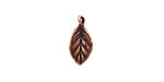 Ezel Findings Antique Copper (plated) Sweet Bay Leaf 7x15mm