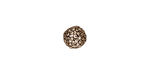 TierraCast Antique Silver (plated) Floral Round 8mm