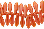 Czech Glass Spicy Tuna Dagger 5x15mm