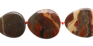 Apple Jasper Flat Freeform Slab 26-40x24-32mm