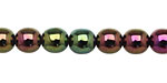 Czech Glass Iris Purple Round 8mm