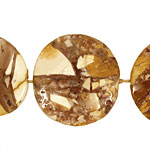 Peanut Wood Fossil Flat Freeform Slab 34-44x24-34mm