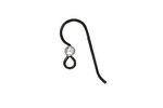 TierraCast Black Niobium Earwire w/ Sterling Silver Bead