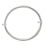 German Style Wire Silver (plated) Spiral Pattern Round 20 gauge, 2 meters