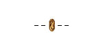TierraCast Antique Gold (plated) Woodland Spacer 2.5x6mm