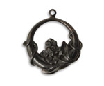 Vintaj Arte Metal Flowering Vines Pendant 27x31mm