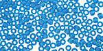 TOHO Transparent Frosted Dark Aquamarine Round 8/0 Seed Bead