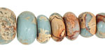 Impression Jasper Graduated Rondelle 10-20mm