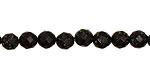 Green Goldstone Faceted Round 6mm