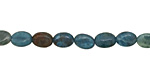 Pacific Blue Apatite Flat Oval 8x6mm