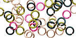 Rose Garden Mix Enameled Copper Round Jump Ring 6mm, 18 gauge