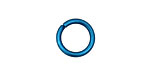 Blue Anodized Aluminum Jump Ring 14mm, 14 gauge (9.6mm inside diameter)