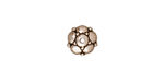TierraCast Antique Silver (plated) Eastern Bead Cap 4x10mm