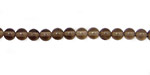 Smoky Quartz Round 4mm