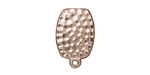 TierraCast Rhodium (plated) Hammertone Ear Clip 13x20mm