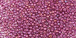 TOHO Gold Lustered Dark Amethyst Round 11/0 Seed Bead