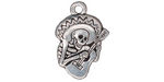 TierraCast Antique Silver (plated) Guitaro 16x22mm