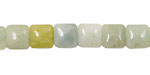 Aquamarine (multi) Puff Square 8mm
