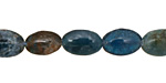 Pacific Blue Apatite Flat Oval 12x8mm