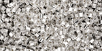 TOHO Crystal (with Silver Lining) Cube 1.5mm Seed Bead