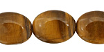 Tiger Eye Flat Oval 20x15mm
