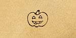 Pumpkin Metal Stamp 6mm